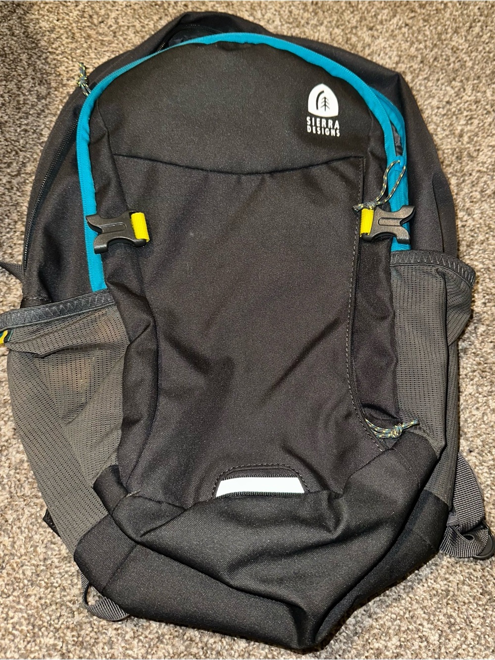 Sierra Designs Black & Teal Daypack Backpack